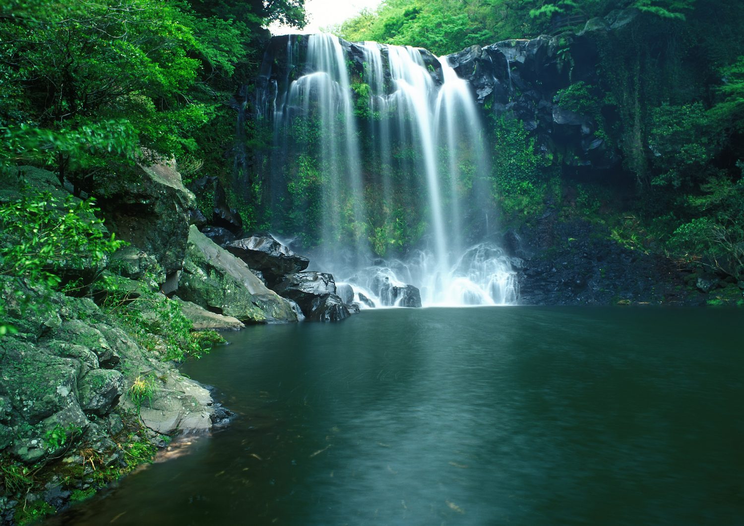 Jeju waterfall