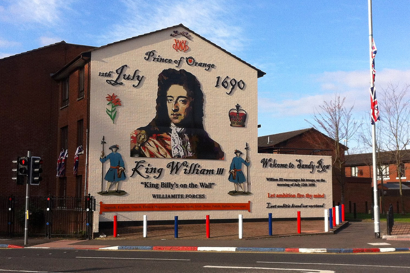Belfast muur King Billy