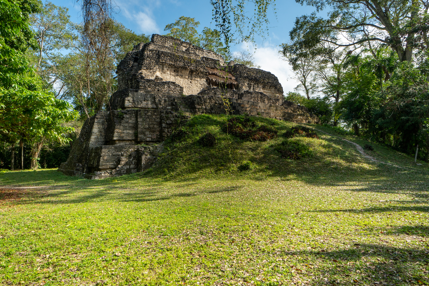 Archeologische plek Uaxactun, Guatemala
