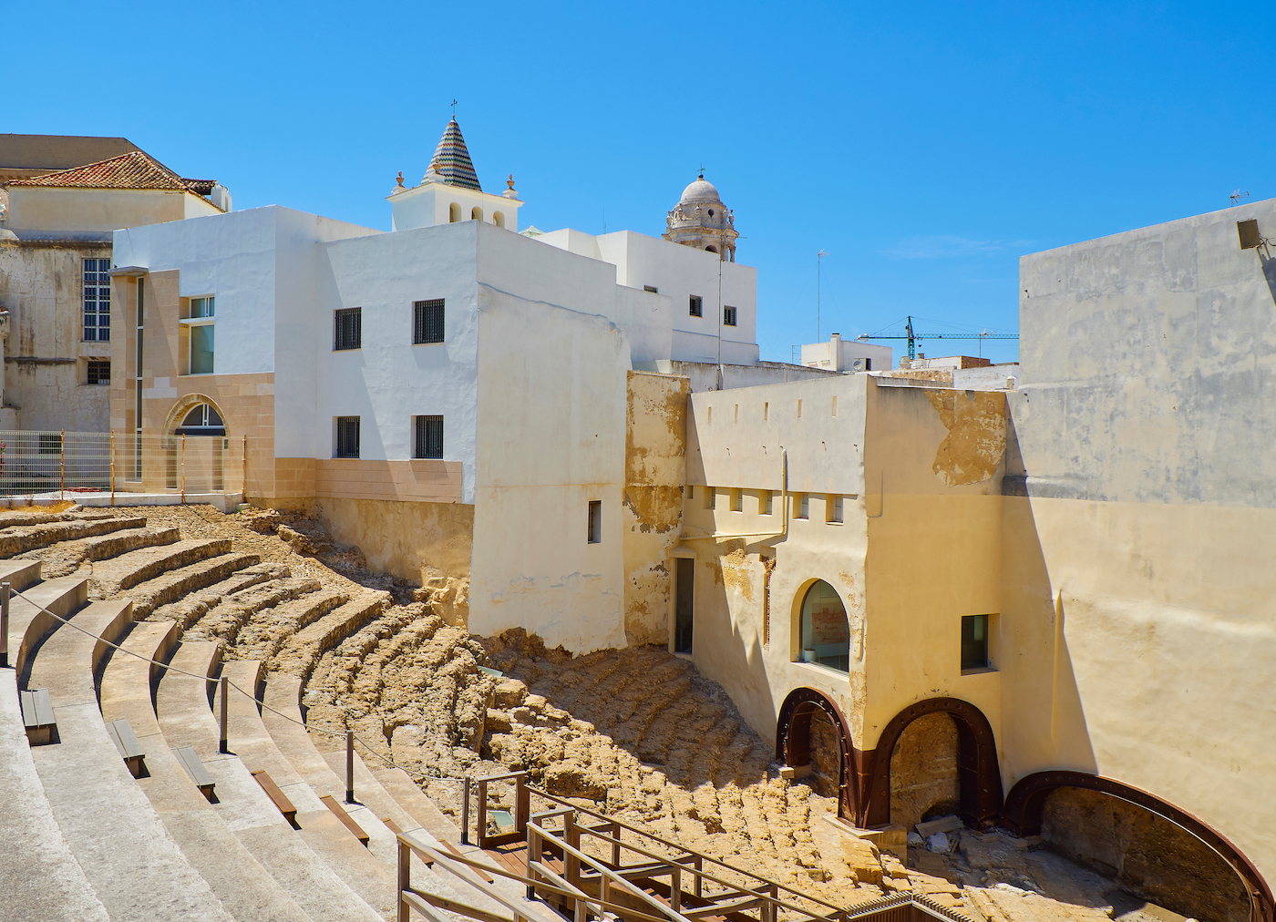 Romeins theater in Cadiz, Spanje