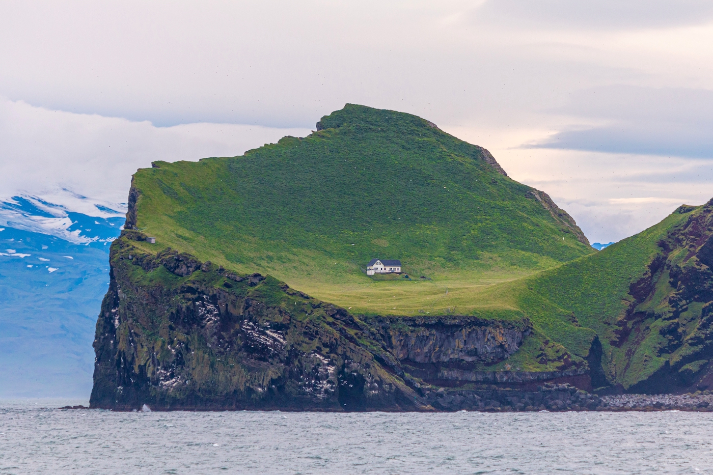 Meest eenzame huis ter wereld Westmaneilanden Ellioaey, IJsland
