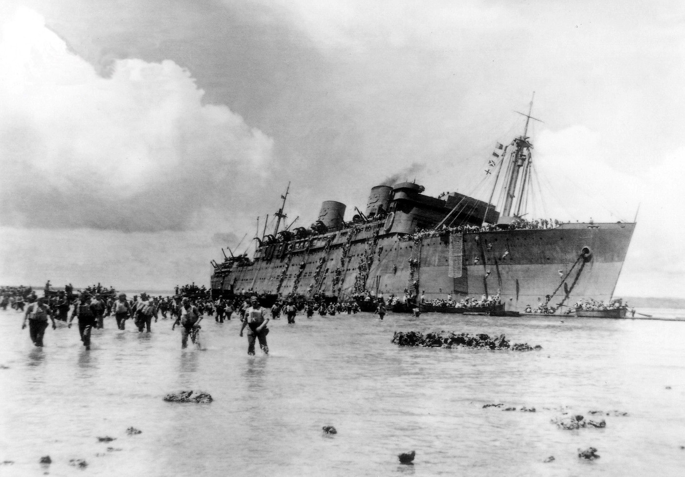 Amerikaans SS President Coolidge scheepswrak in Vanuatu