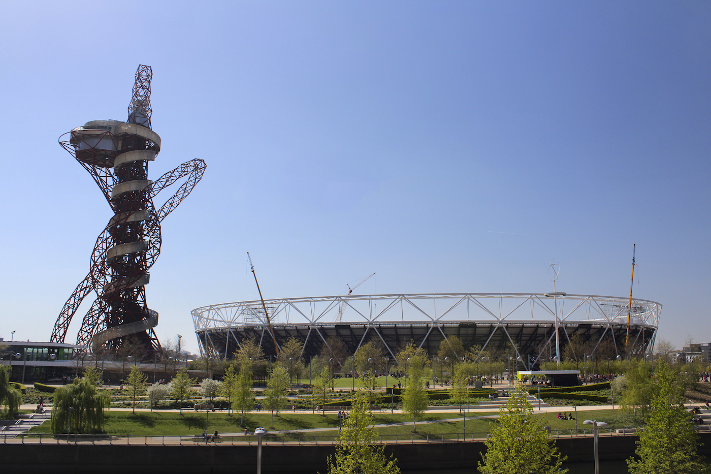 langste glijbaan ter wereld in Londen bij Queen Olympic Park