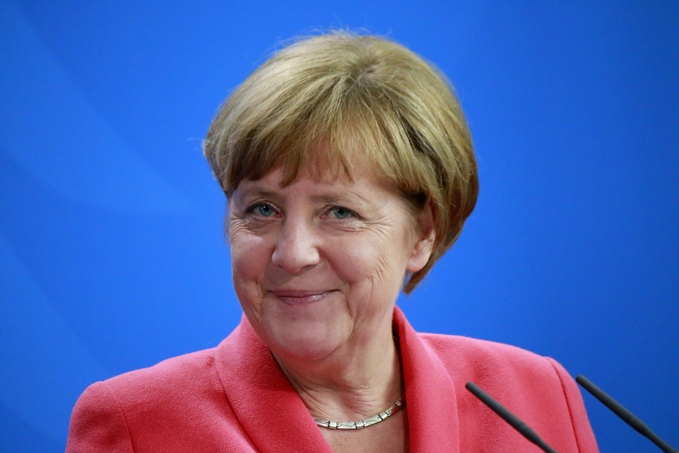 Angela Merkel Bielefeld Duitsland