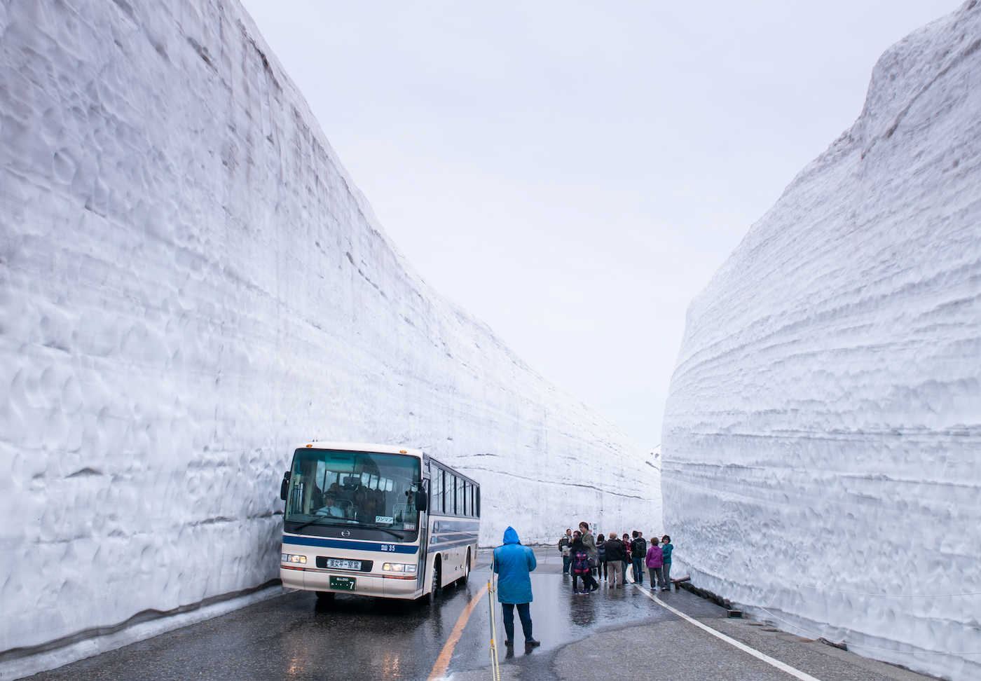 Sneeuwcorridor Japan