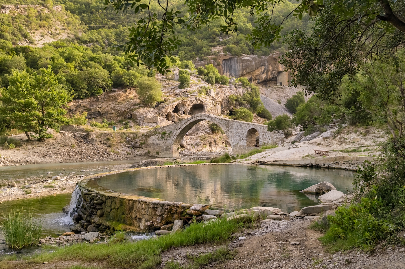 Hot spring Albanië