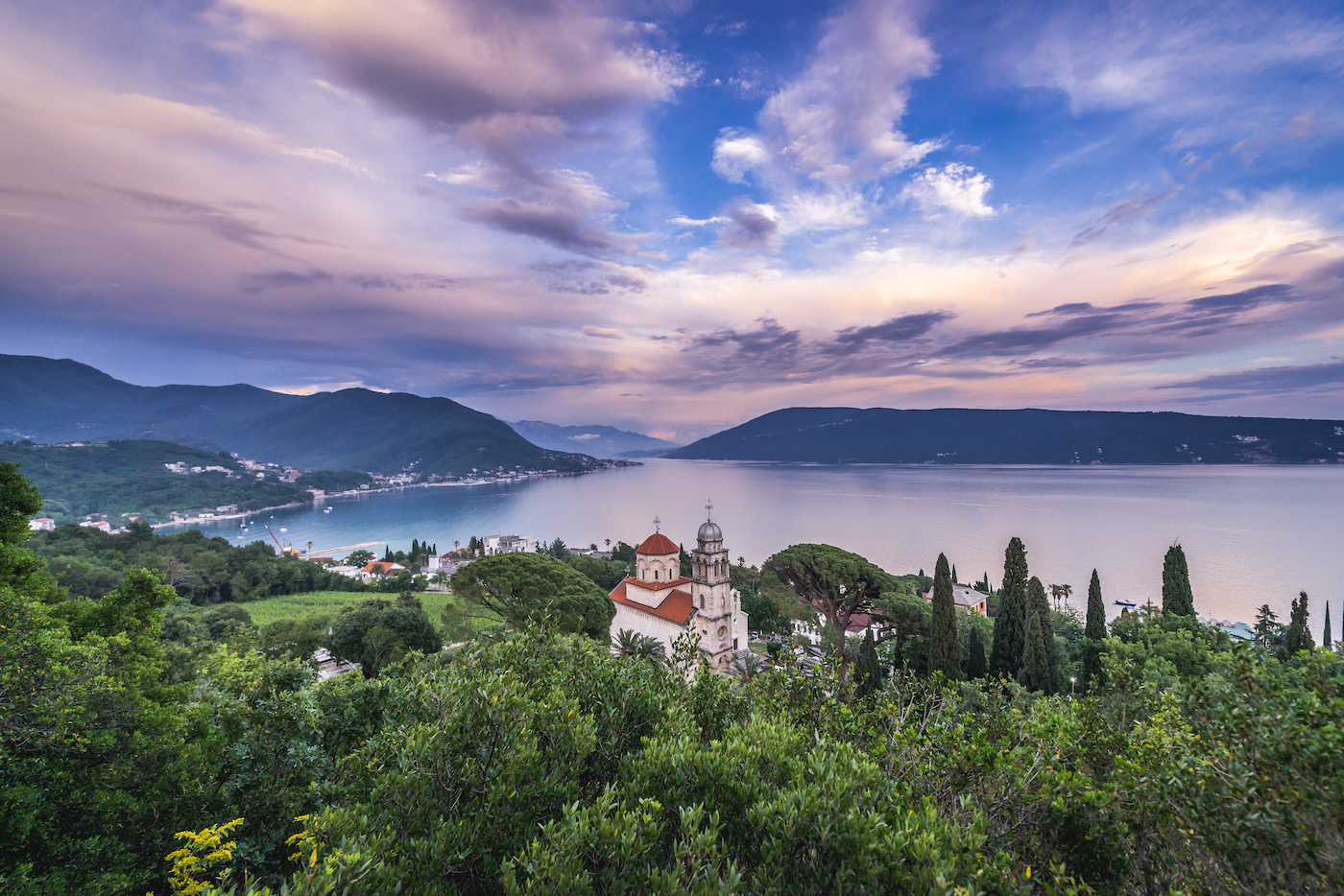 Herceg Novi Montenegro Baai van Kotor