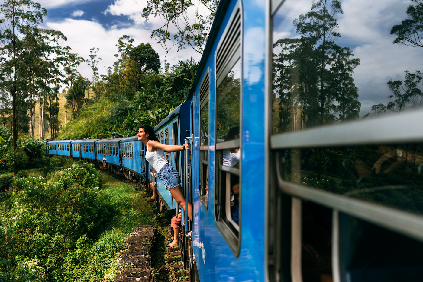 Blauwe trein mooiste treinreis ter wereld Ella Kandy