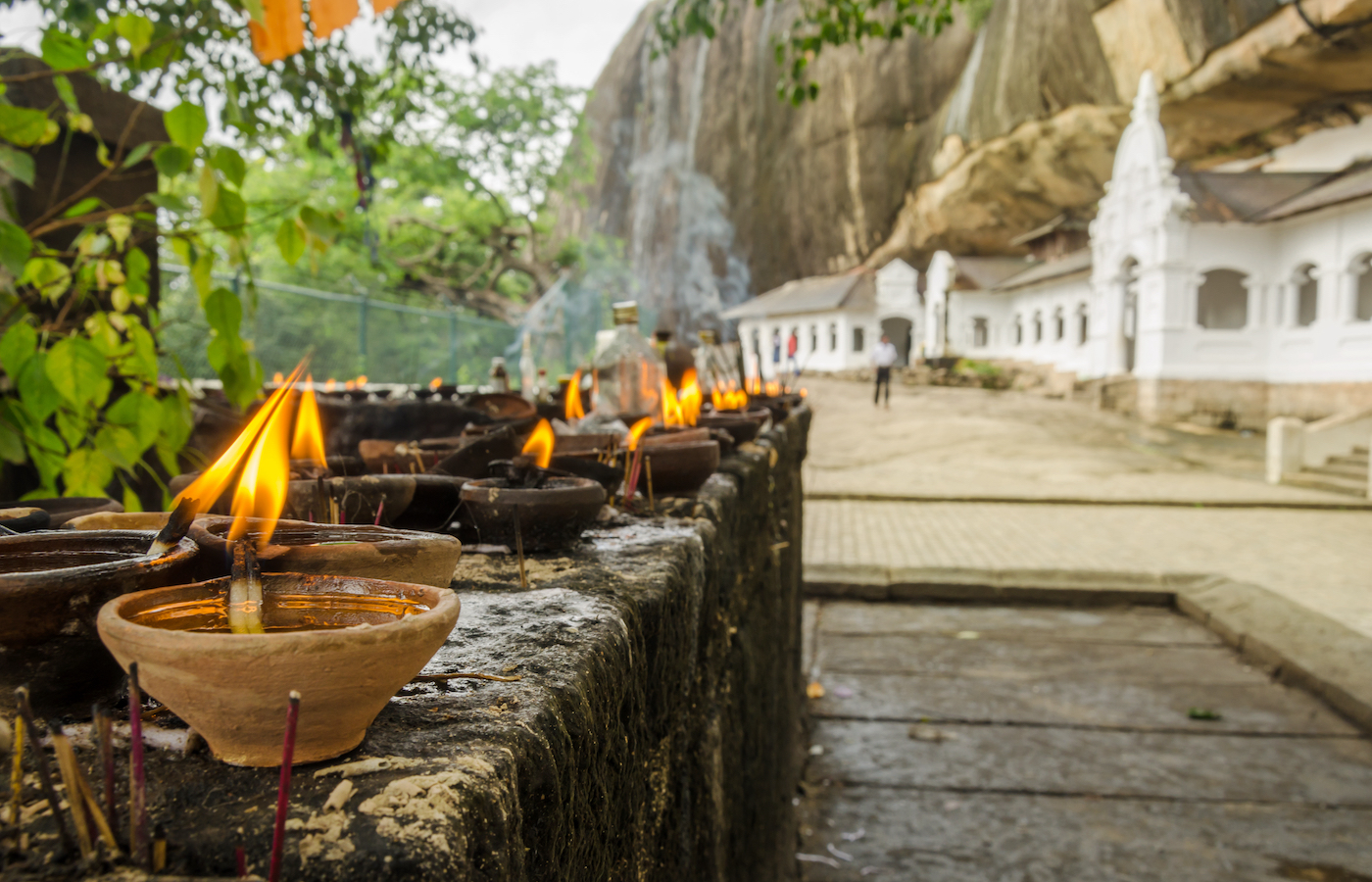 Rangiri grottempel Gouden Tempel Dambulla Sri Lanka