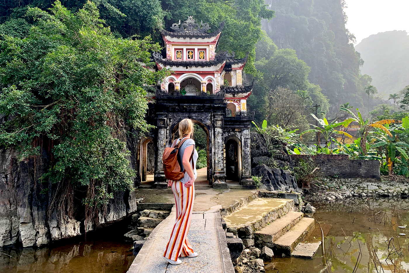Linde bij tempel in Vietnam